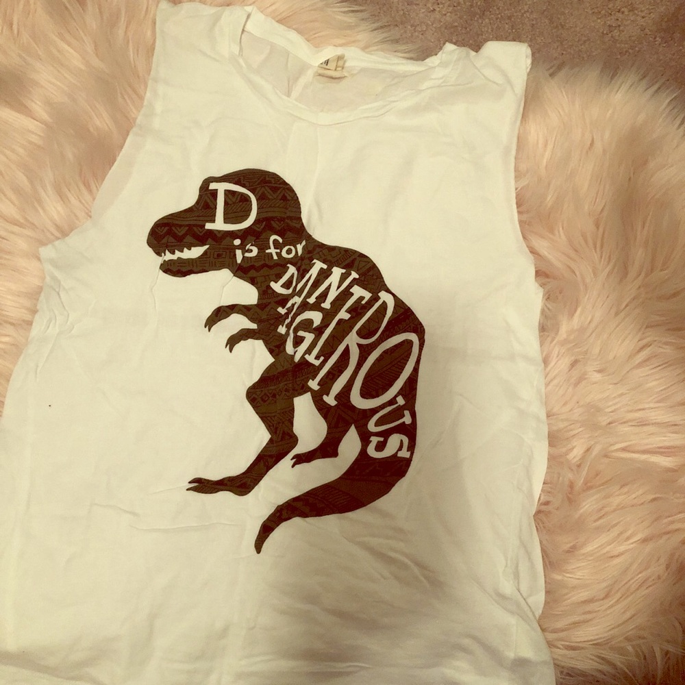 “D is for dangerous” tank top